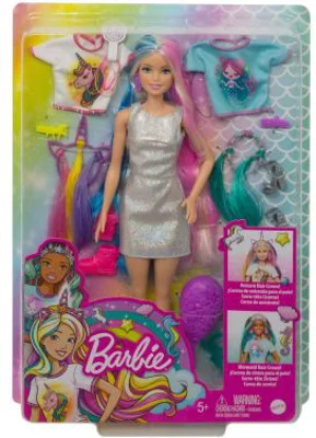 Papusa Barbie set de joaca pentru par