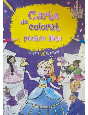 Carte de colorat pentru fete