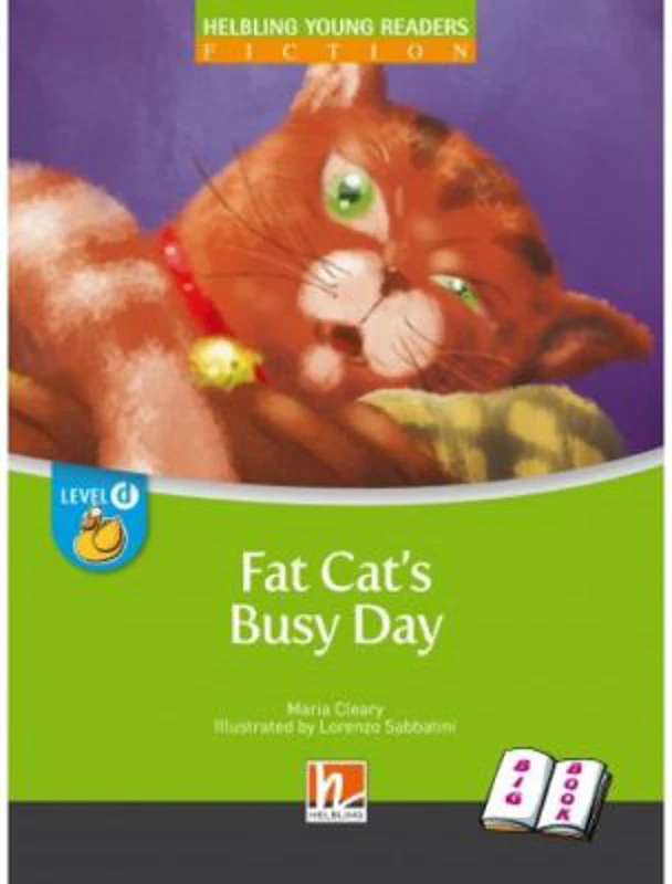 Fat Cat's Busy Day BIG BOOK Level D Reader