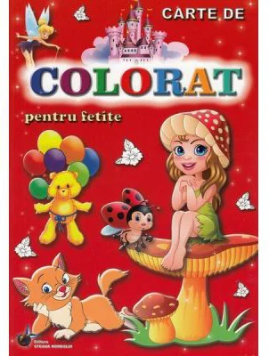 Carte de colorat pentru fetite