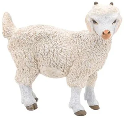 Figurina Capra tanara Angora, Papo