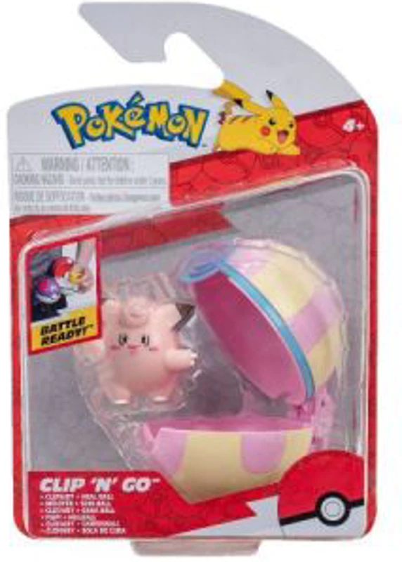 Figurine Clip N Go, Clefairy & Heal Ball