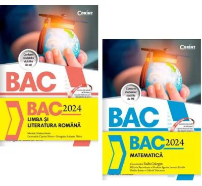 Pachet Bacalaureat 2024. Limba Romana si Matematica