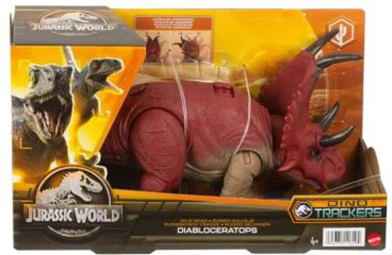 Jurassic World Dino Tracker Wild roar. Dinozaur Diabloceratops