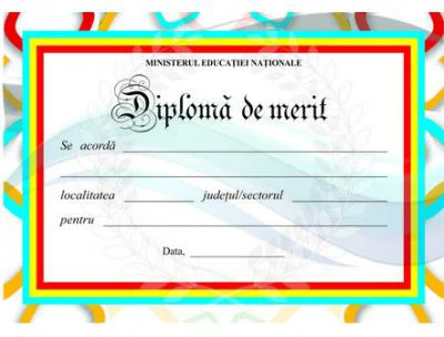 Diploma scolara de MERIT (DLFD010B)