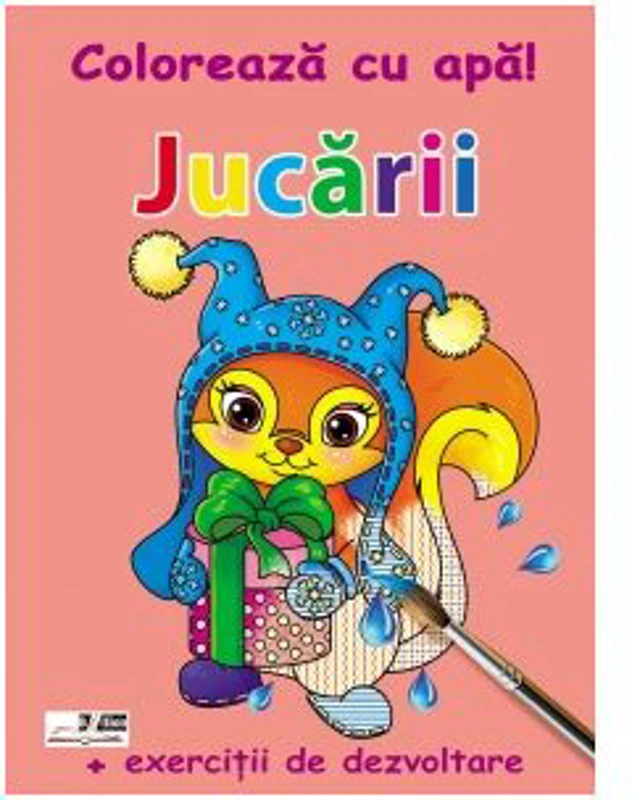 Coloreaza cu apa! Jucarii (+exercitii de dezvoltare)