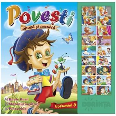 Carte cu sunete. Povesti, volumul 5