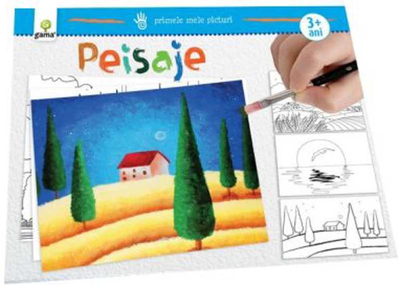 Primele mele picturi. Peisaje