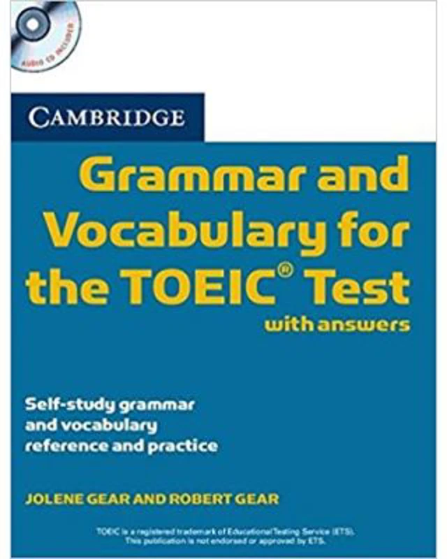 Cambridge Grammar and Vocabulary for the TOEIC - Test with Answers and 2x Audio CDs