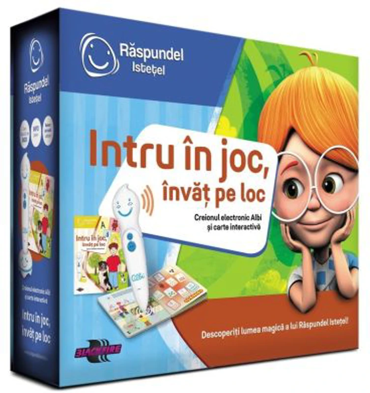 Pachet Raspundel Istetel, Creion si carte Intru in joc, invat pe loc