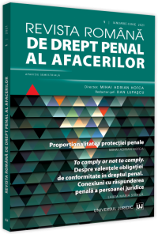 Revista romana de drept penal al afacerilor nr. 1/2021