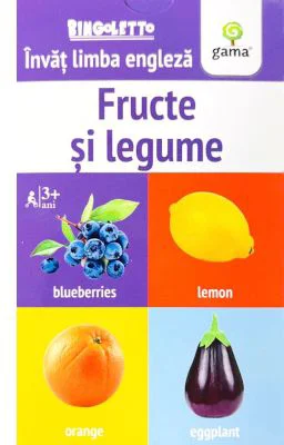 Fructe si legume. Invat limba engleza. Colectia Bingoletto