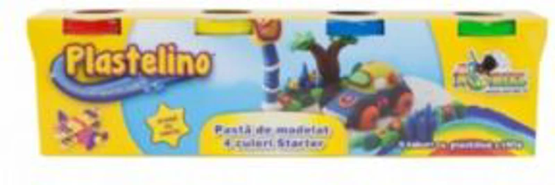 Plastelino Pasta de Modelat Starter 4 culori