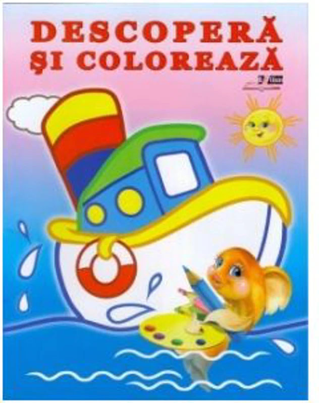 Descopera si coloreaza. Mijloace de transport