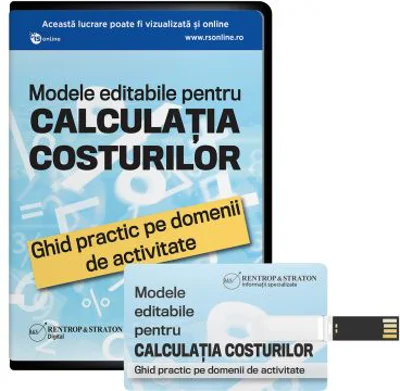 Modele editabile pentru Calculatia Costurilor - Ghid practic pe domenii de activitate - Otilia-Mihaela Roman