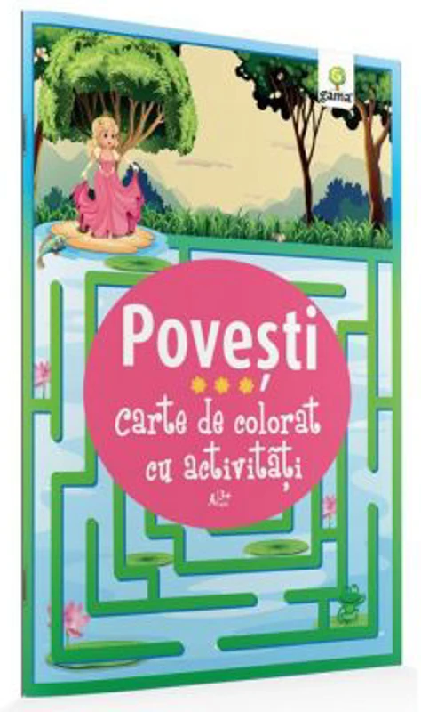 Carte de colorat cu activitati. Povesti