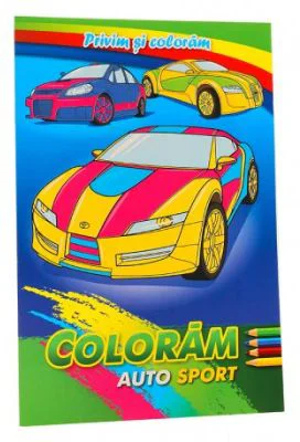 Coloram Auto sport. Privim si coloram
