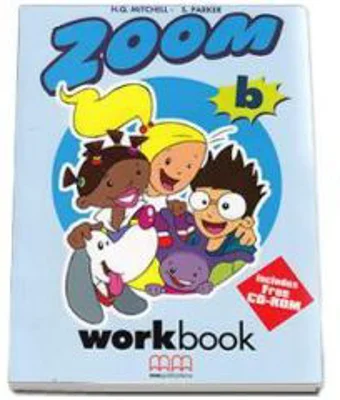 Zoom by H. Q. Mitchell - level B Workbook with Stickers and CD-Rom