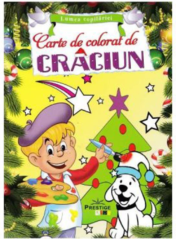 Carte de colorat de Craciun
