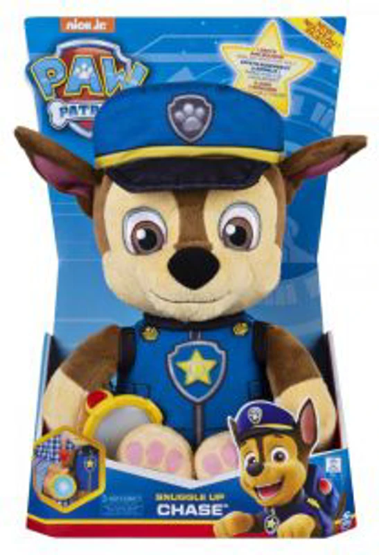 Jucarie plus Snuggle up Chase cu burtica luminoasa