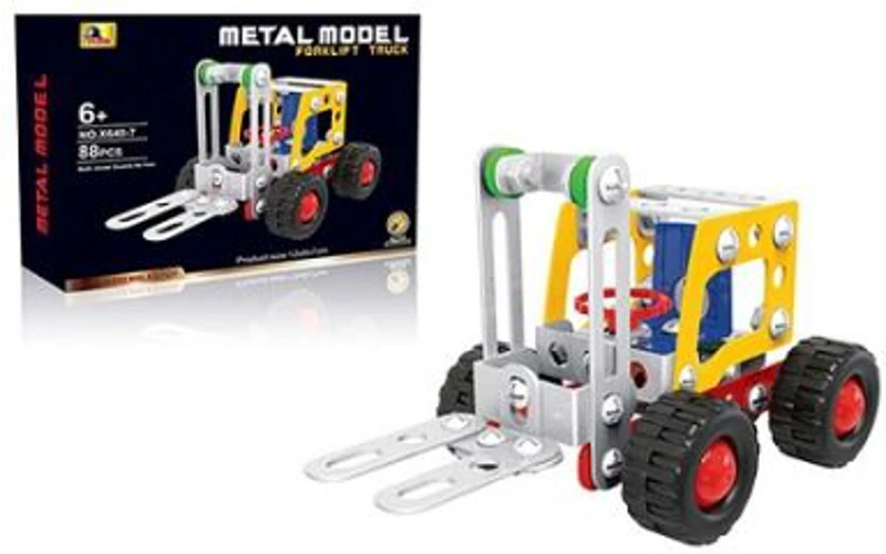 Joc constructii metal, Motostivuitor, 88 piese