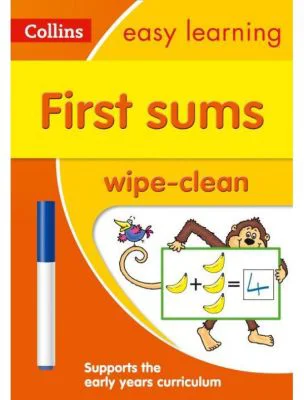 Wipe-clean. First Sums Ages 3-5