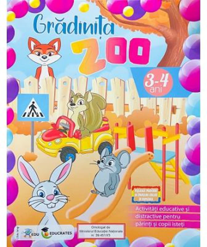 Gradinita Zoo. Pachet educational pentru Grupa mica si Grupa mijlocie