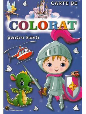 Carte de colorat pentru baieti
