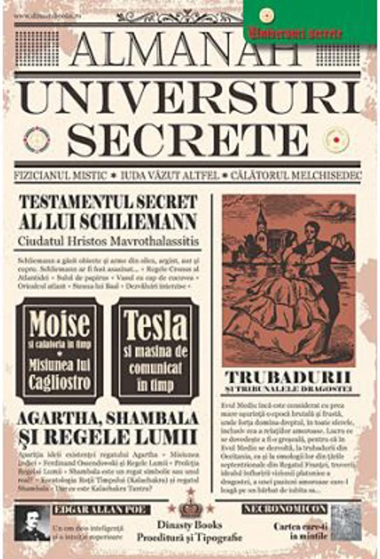 Almanah Universuri Secrete 2018. Editie ingrijita de Nicolae Constantinescu