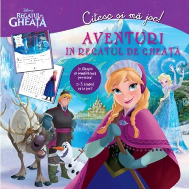 Aventuri in Regatul de gheata. Citesc si ma joc