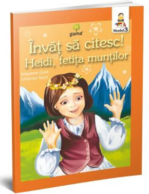 Invat sa citesc. Nivelul 3. Heidi, fetita muntilor - Johanna Spyri
