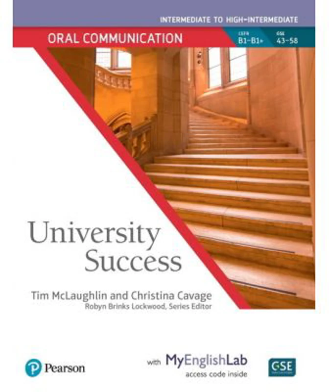 University Success Intermediate Oral Communication Student Book with MyEnglishLab - Tim McLaughlin, Christina Cavage, Robyn Brinks Lockwood