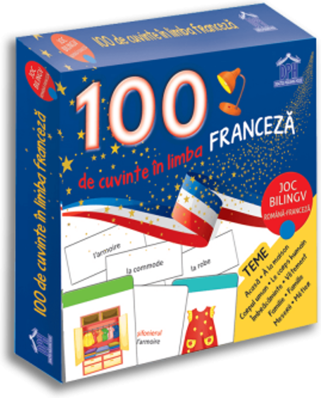 100 de cuvinte in limba franceza. Joc bilingv
