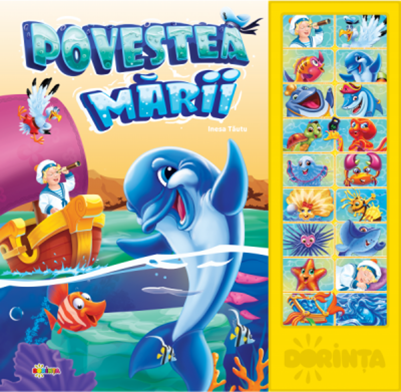 Carte cu sunete. Povestea marii - Inesa Tautu
