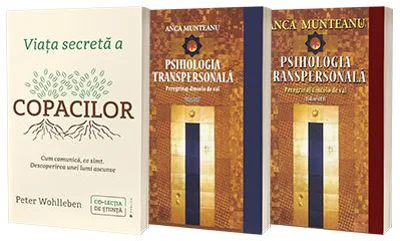 Set 3 carti - Viata secreta a copacilor si Psihologia transpersonala, Volumul I - II
