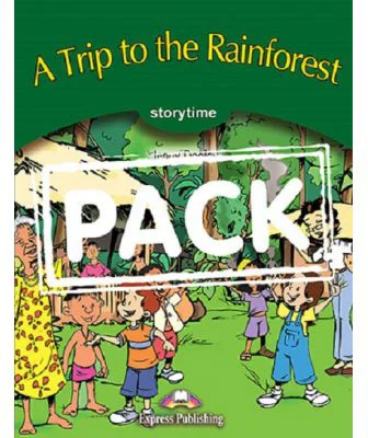 Literatura adaptata pentru copii. A Trip to the Rainforest Set Carte + CD - Jenny Dooley