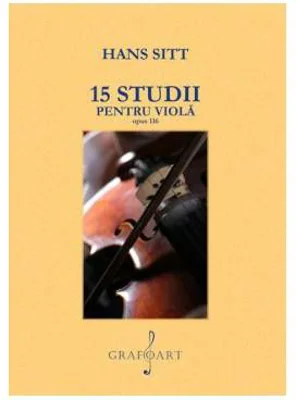 15 Studii pentru viola op. 116 - Hans Sitt