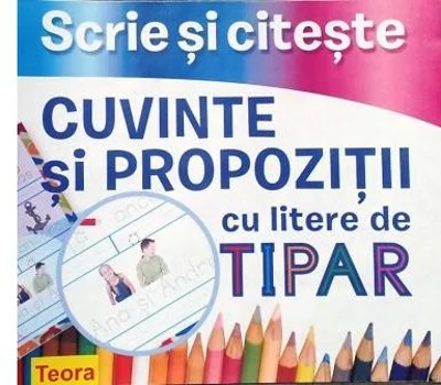 Scrie si citeste. Cuvinte si propozitii cu litere de tipar