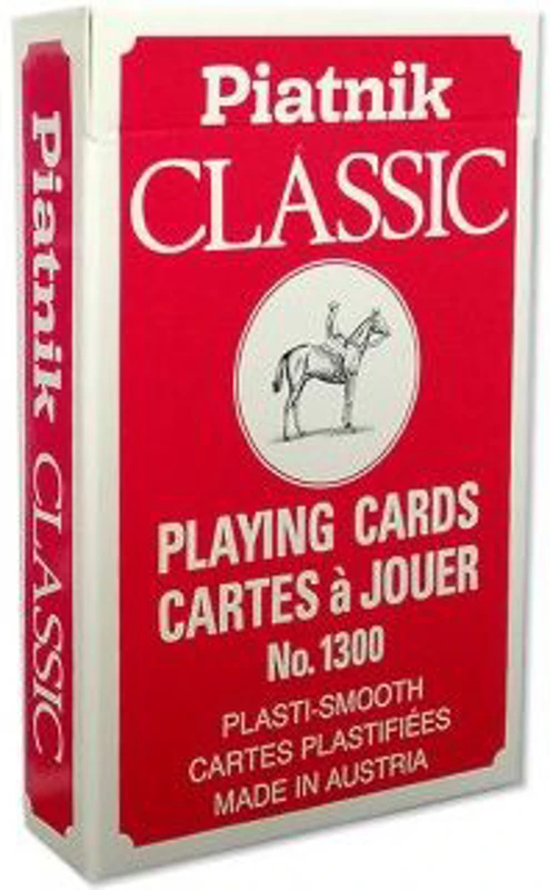 Carti de joc Classic, spate rosu