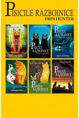 Pachet Pisicile Razboinice - Seria I. Cartile I - VI - Erin Hunter