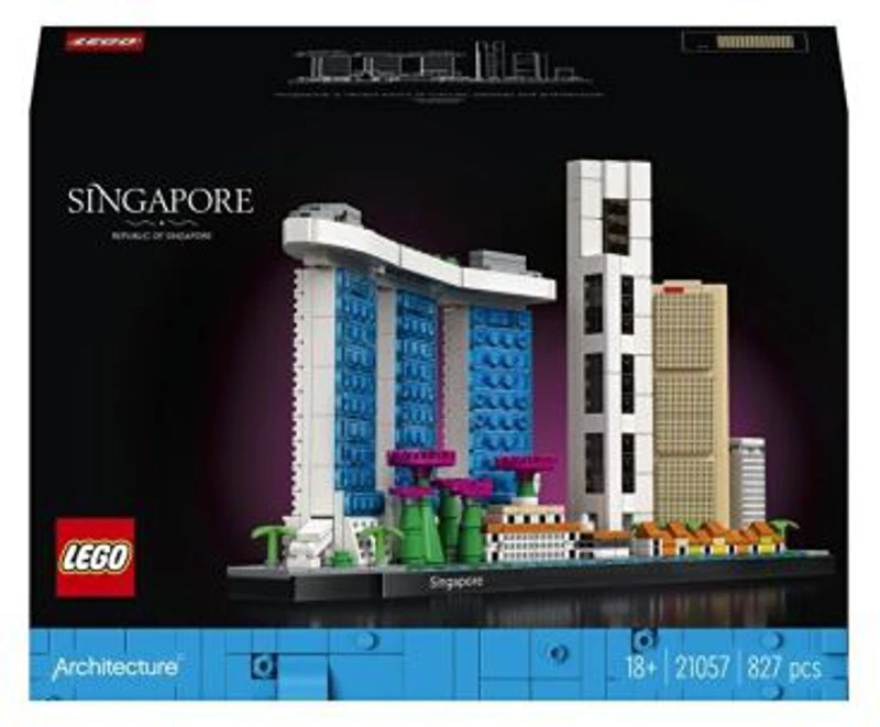 LEGO Architecture Singapore 21057, 827 piese