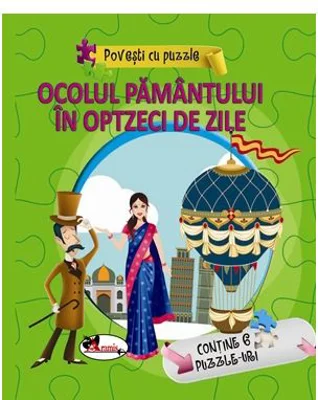 Povesti cu puzzle. Ocolul Pamantului in 80 de zile