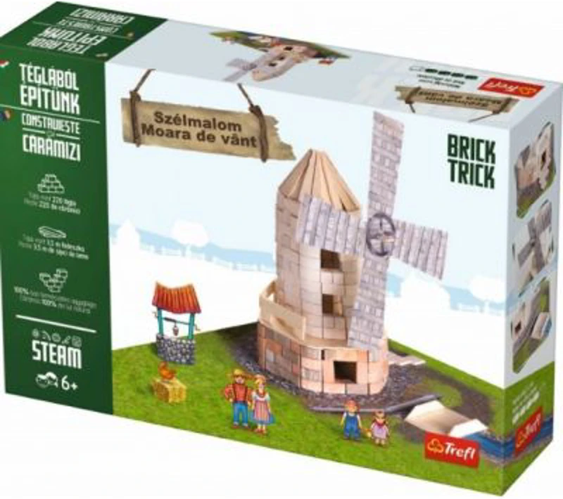 Moara de vant din caramidute ceramice, Brick Trick