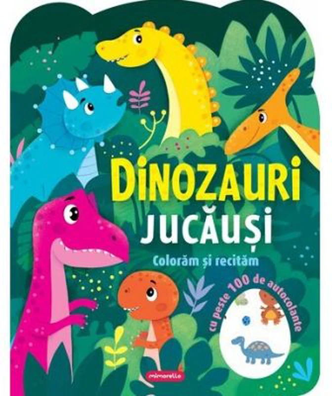 Dinozauri jucausi. Coloram si recitam