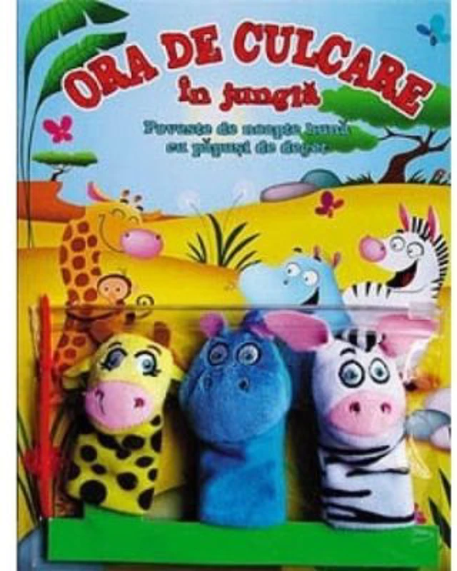 Ora De Culcare. In Jungla. Poveste De Noapte Buna Cu Papusi De Deget