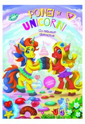 Ponei si Unicorni, carte cu activitati si abtibilduri