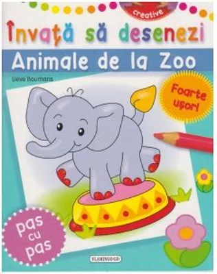 Invata sa desenezi animale de la zoo (Maini creative) - Lieve Boumans
