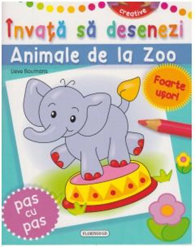 Invata sa desenezi animale de la zoo (Maini creative) - Lieve Boumans