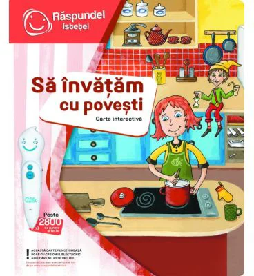 Raspundel Istetel, carte interactiva Invatam cu povesti