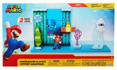 Set de joaca Subacvatic cu Figurina 6 cm, Nintendo Mario